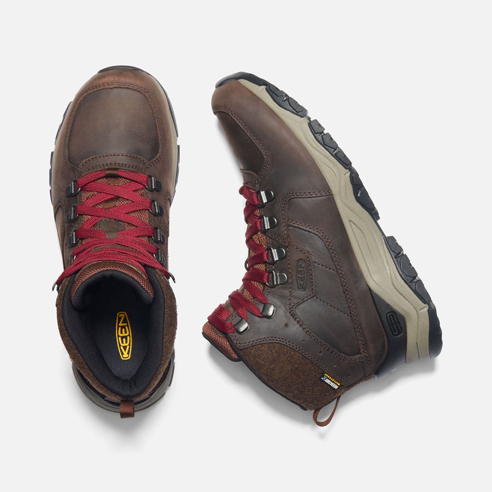 Keen Outdoor Bot Kadın Kırmızı/Kahverengi - Innate Deri Waterproof - Türkiye WJOX35047